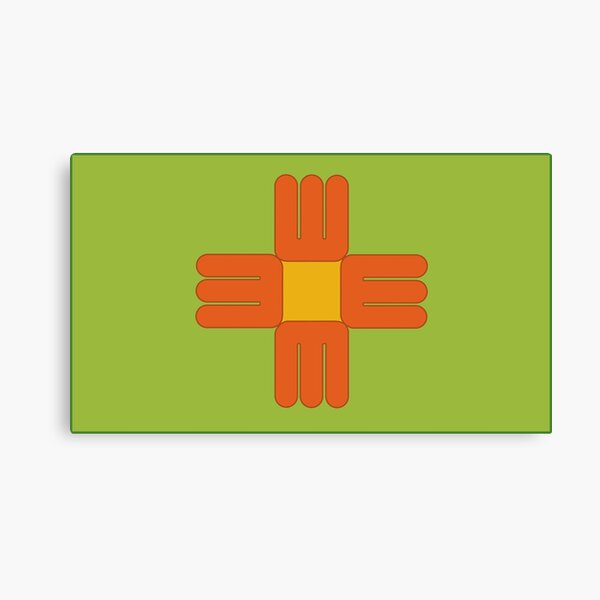 Starbound Floran Flag Canvas Print