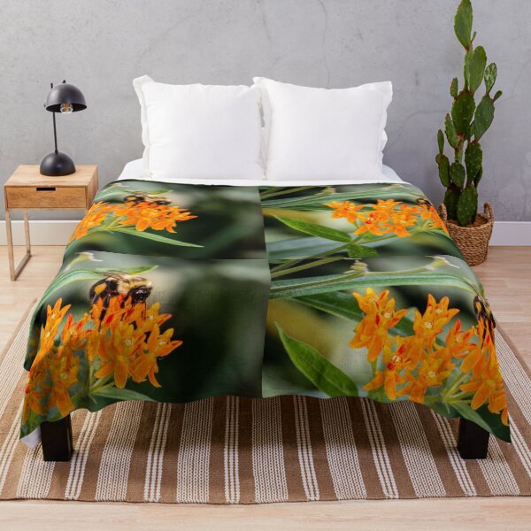 Item preview, Bee On Butterfly Weed. designed and sold by Robert Alsop.