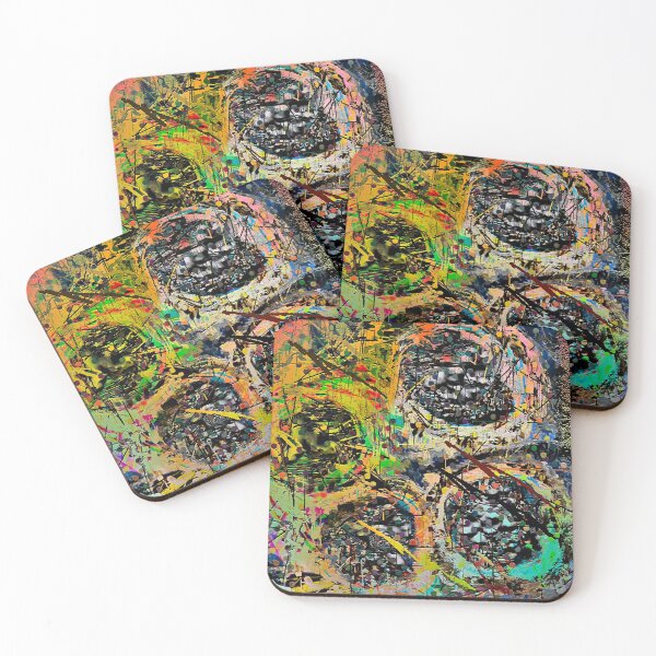 Item preview, Pollock Paint Pots designed and sold by Ladydi.