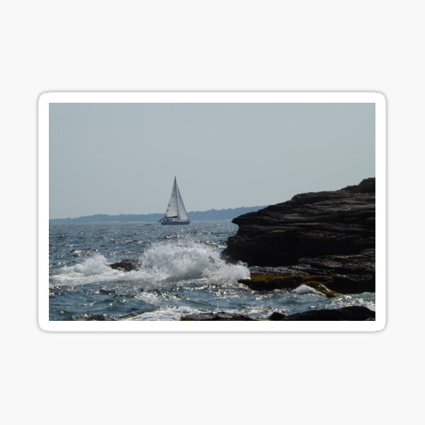 Item preview, sailboat splash, Jamestown, Rhode Island designed and sold by I {heart} Rhody.