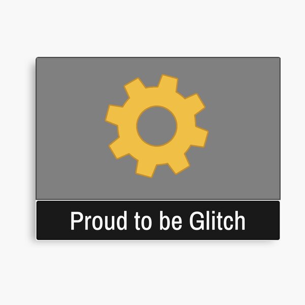 Starbound Proud to be Glitch Canvas Print