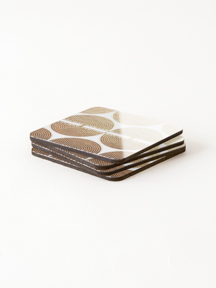 Thumbnail 4 of 5, Coasters (Set of 4), Gold Muisca Pattern designed and sold by Raphoto1.