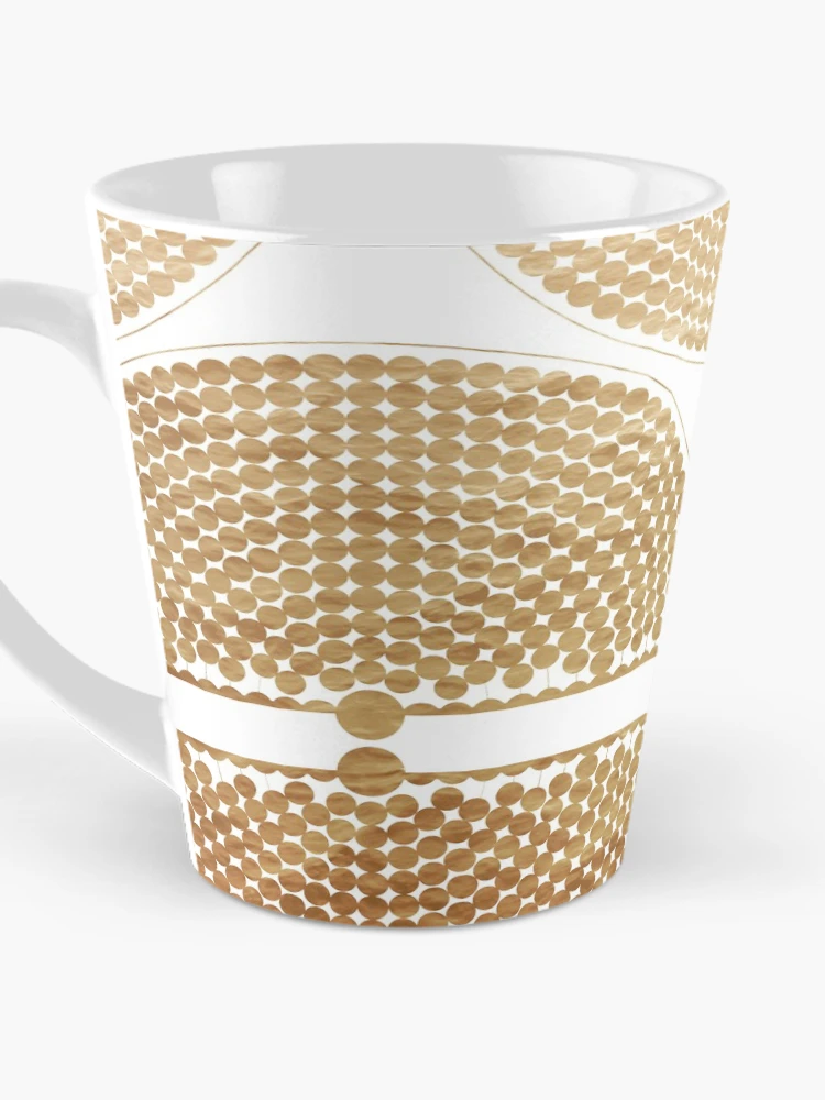 Thumbnail 3 of 4, Coffee Mug, Gold Muisca Pattern designed and sold by Creative Rafa.