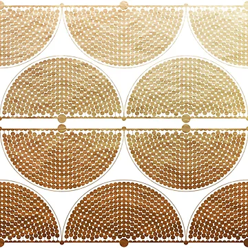 Artwork thumbnail, Gold Muisca Pattern by Creative Rafa