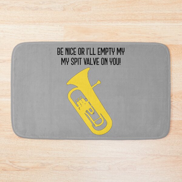Item preview, Euphonium - BE NICE OR I'LL EMPTY MY SPIT VALVE ON YOU! - funny Euphonium/ Baritone gift idea designed and sold by HEJAshirts.