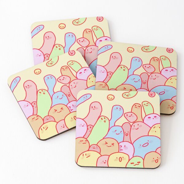 Item preview, Kawaii blobs - patterns designed and sold by Evedashy.