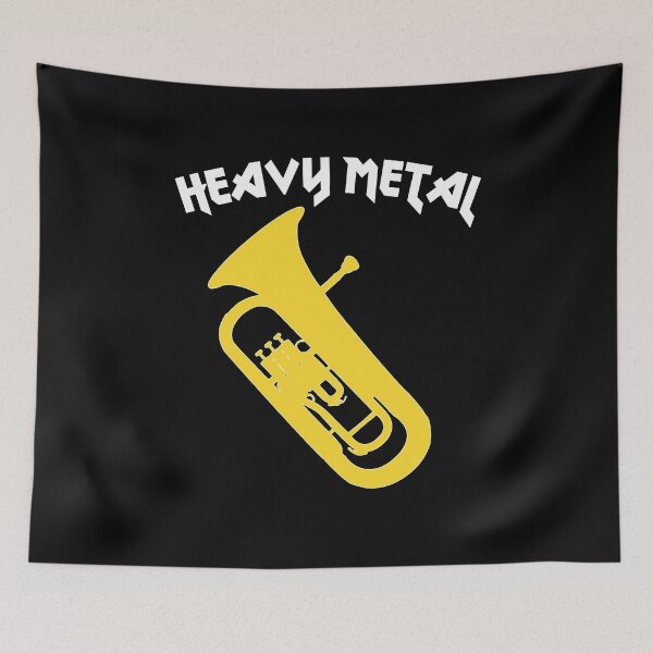 Item preview, Euphonium - HEAVY METAL - funny Euphonium/ Baritone gift idea designed and sold by HEJAshirts.