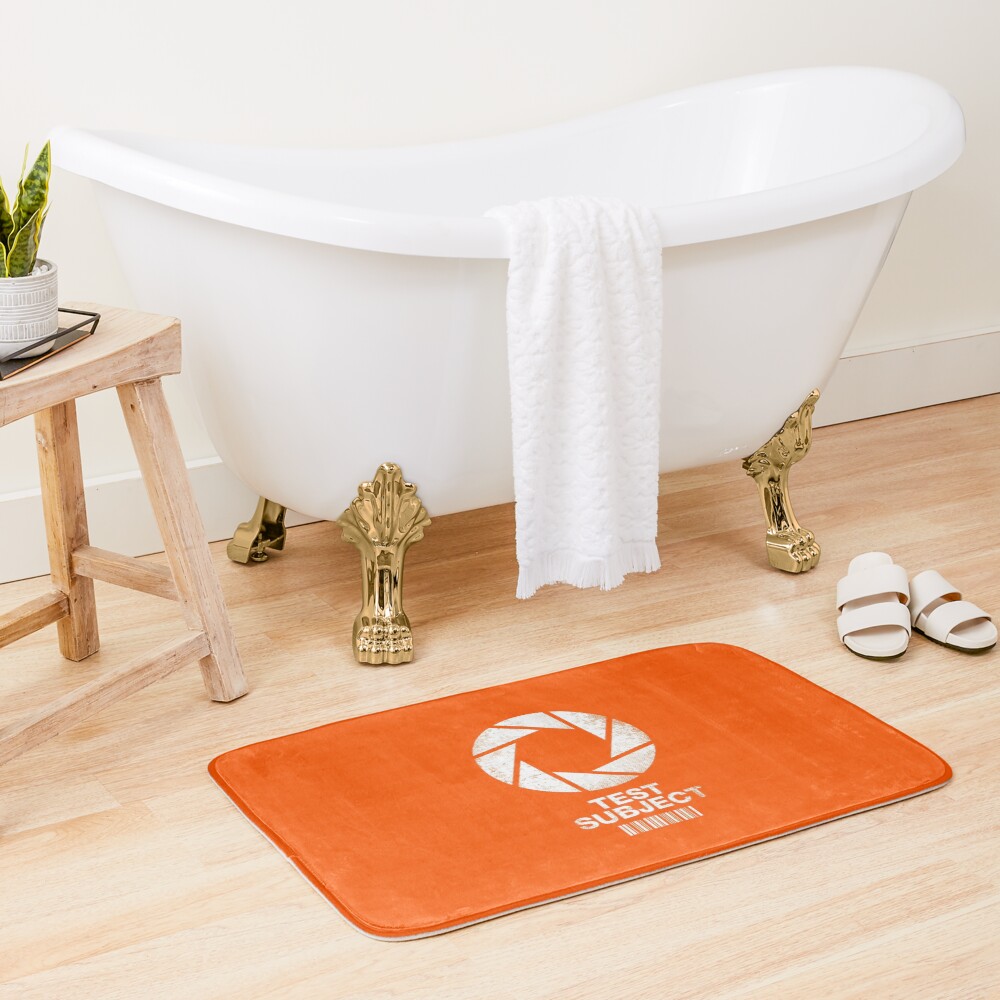 I was a Test Subject Bath Mat