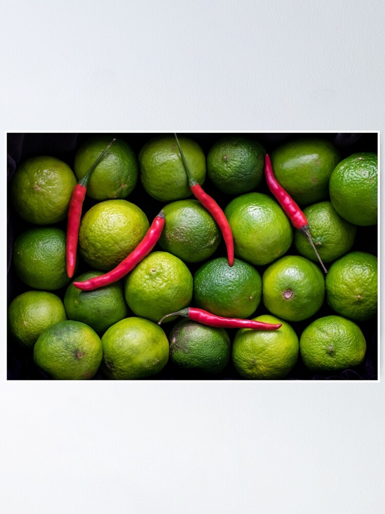 Alternate view of Hot Limes Poster