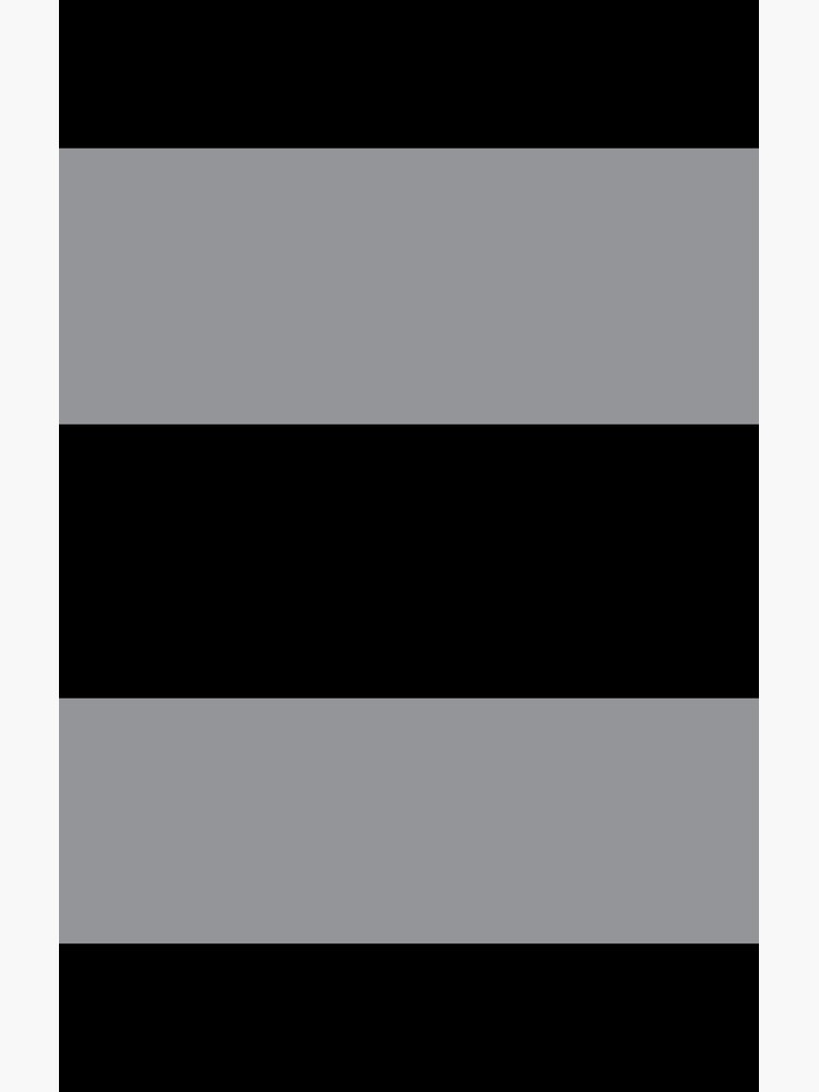 Thumbnail 4 of 4, Samsung Galaxy Phone Case, Black and Grey horizontal stripes - Classic striped pattern by Cecca Designs designed and sold by Cecca-Designs.
