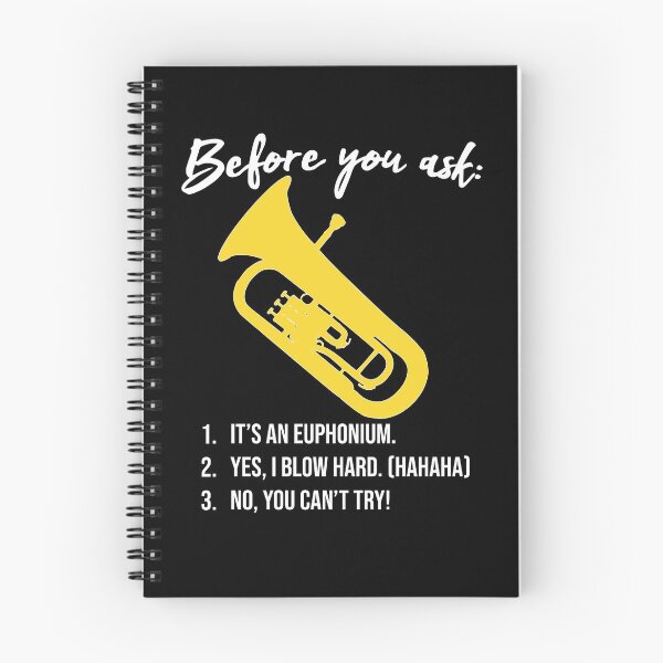 Item preview, Euphonium - Before you ask... - funny Euphonium/ Baritone gift idea designed and sold by HEJAshirts.