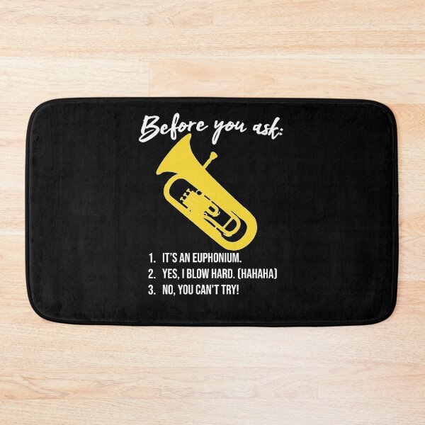 Item preview, Euphonium - Before you ask... - funny Euphonium/ Baritone gift idea designed and sold by HEJAshirts.