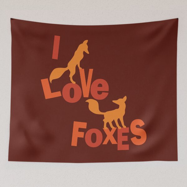 Item preview, I Love Foxes! designed and sold by TheKohakuDragon.