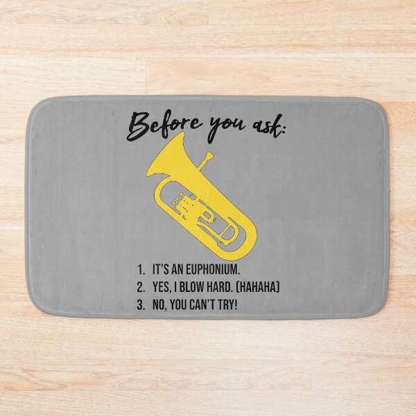 Item preview, Euphonium - Before you ask... - funny Euphonium/ Baritone gift idea designed and sold by HEJAshirts.