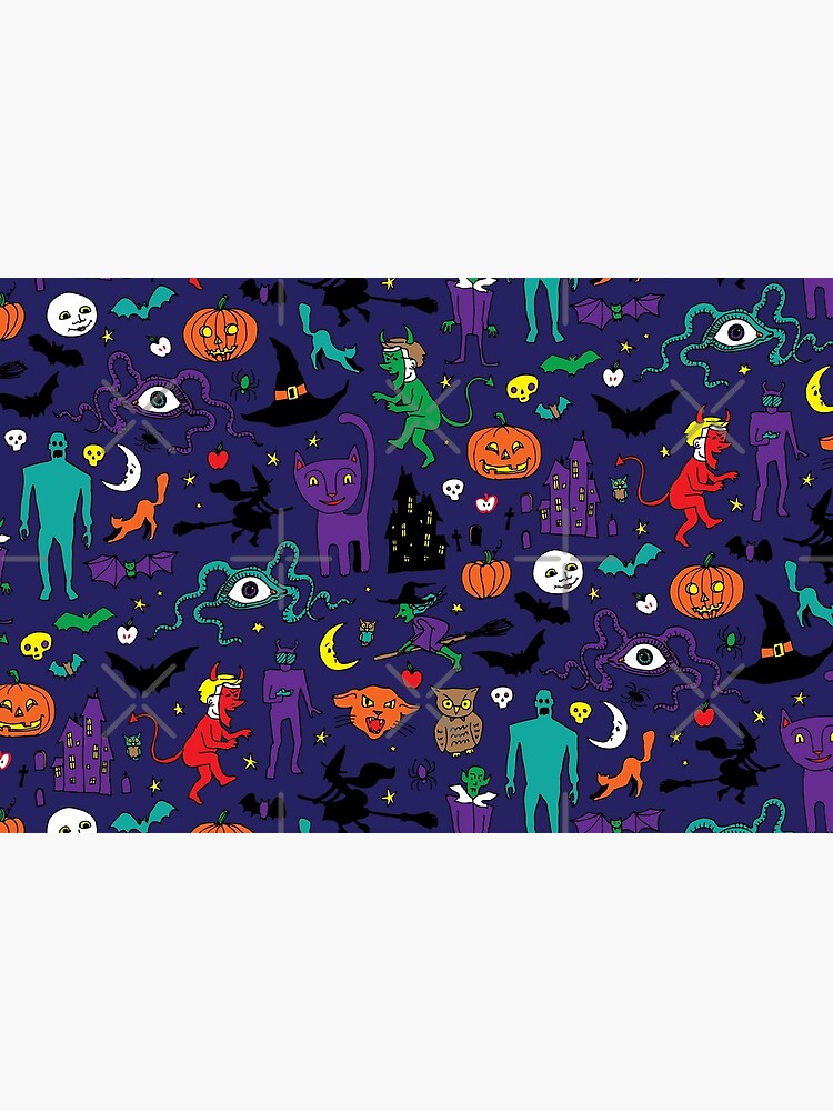 Retro Halloween - original - Halloween pattern by Cecca Designs by Cecca-Designs