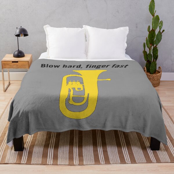 Item preview, Euphonium - Blow hard, finger fast - funny Euphonium/ Baritone gift idea designed and sold by HEJAshirts.