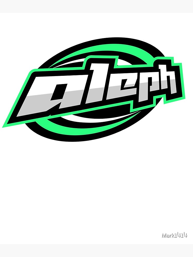 Aleph Logo Poster By Mark1414 Redbubble