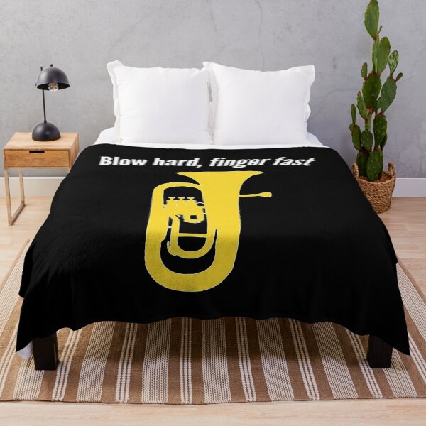 Item preview, Euphonium - Blow hard, finger fast - funny Euphonium/ Baritone gift idea designed and sold by HEJAshirts.