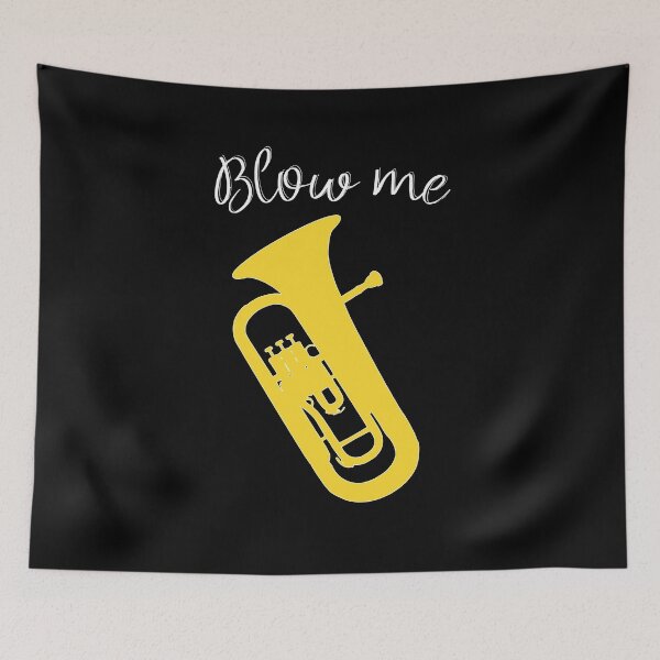 Item preview, Euphonium - Blow me - funny Euphonium/ Baritone gift idea designed and sold by HEJAshirts.