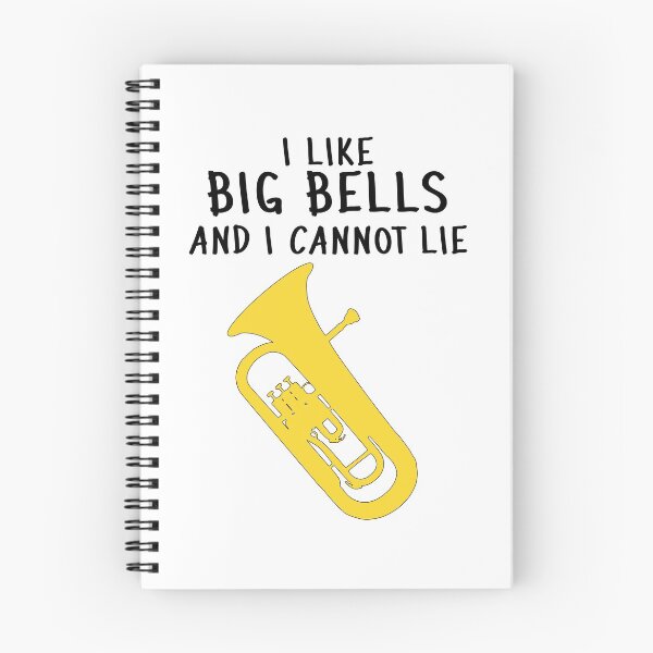 Item preview, Euphonium - I like big bells and I cannot lie, funny Euphonium/ Baritone gift idea designed and sold by HEJAshirts.