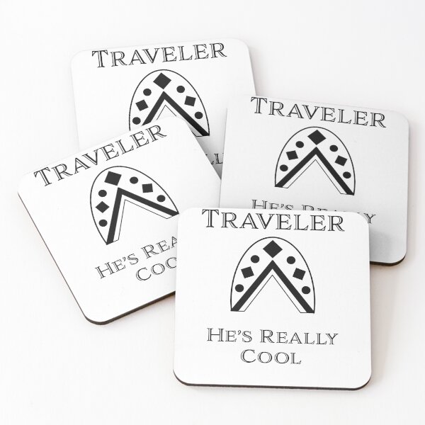 Item preview, The Traveler Holy Symbol (Black) designed and sold by EchoTheBard.