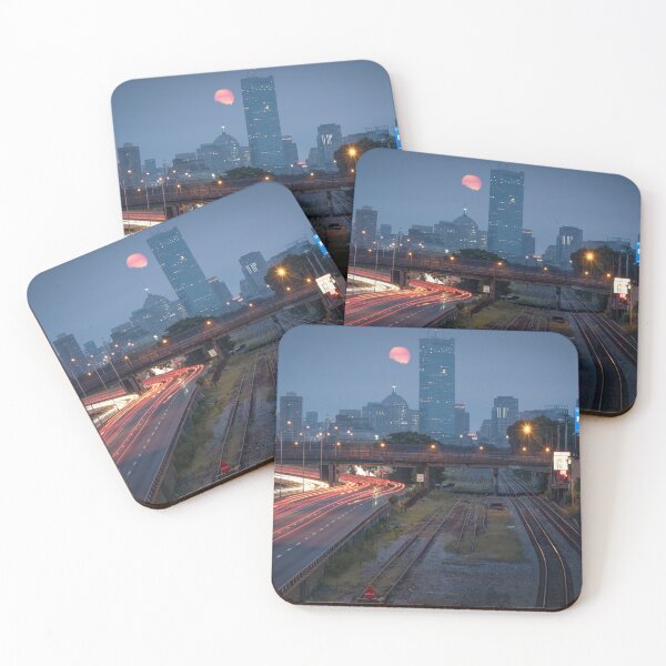 Item preview, Moonrise in Allston, Boston designed and sold by Under The Radar Van.