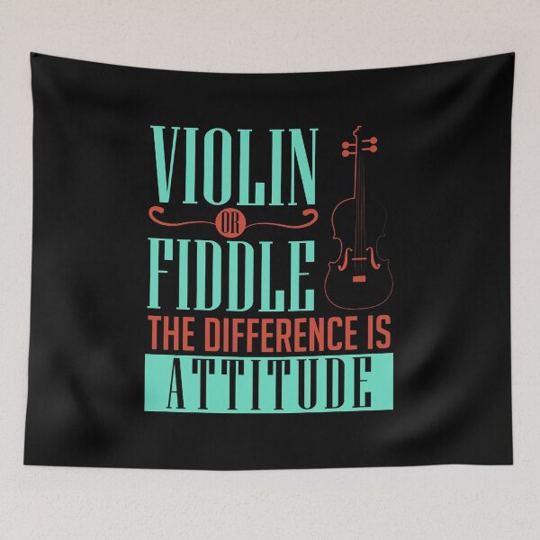 Item preview, Violin Or Fiddle The Difference Is Attitude Orchestra designed and sold by phoxydesign.