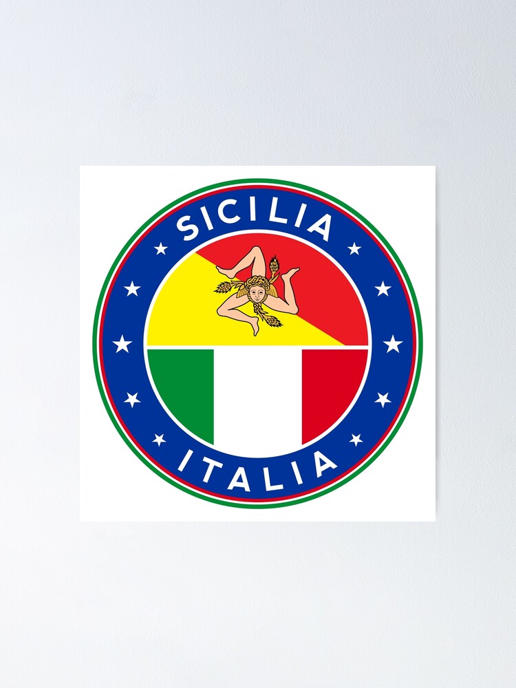 Sicilia Italia Sicily Italy Sicilia Sticker Travel Sticker Car