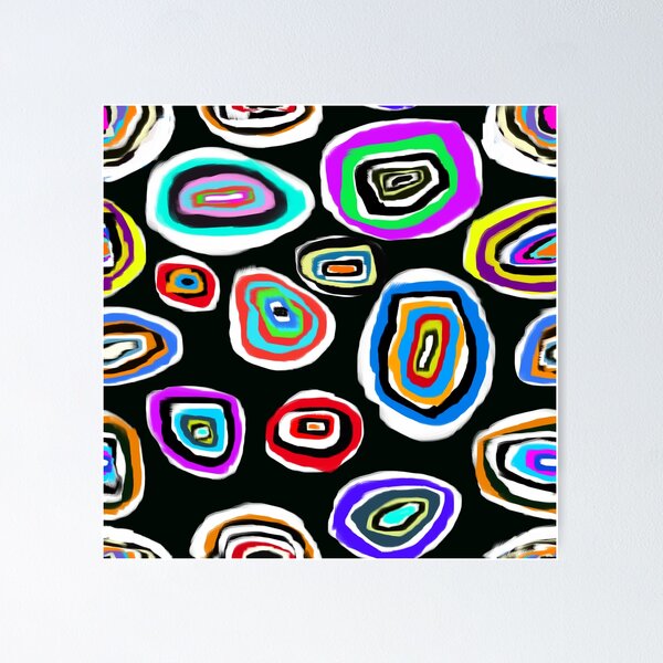Item preview, Ovals on Indigo designed and sold by Steve Martin.