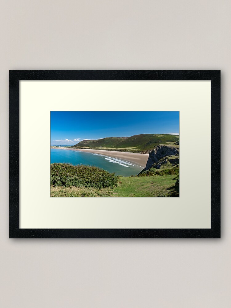 Alternate view of Rhossili Bay Framed Art Print
