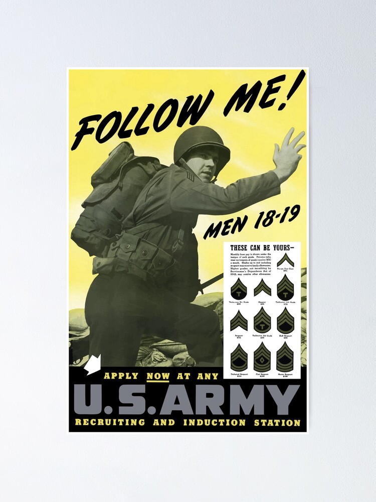 Рекрут книга. Плакат второй мировой с наградами. Us Army Recruitment poster.