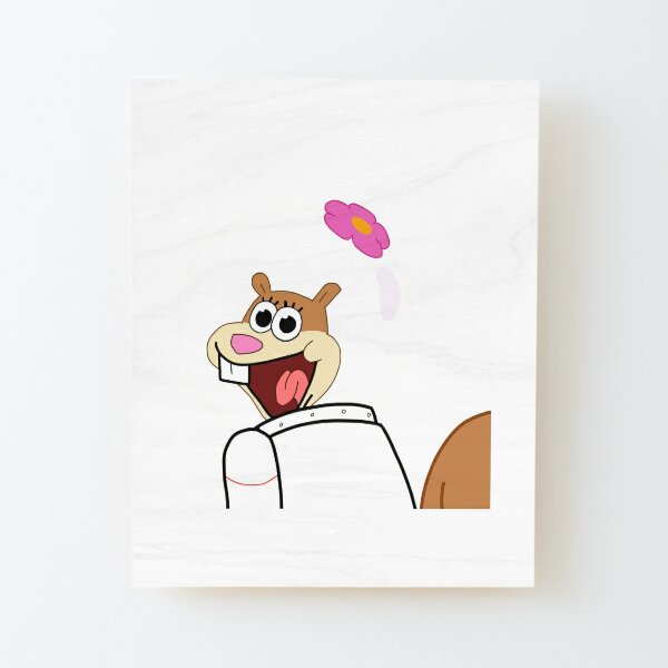 Sandy Cheeks - Wood Panel Painting - 8x10