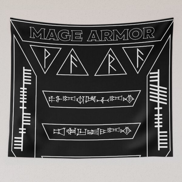 Item preview, Mage Armor (White) designed and sold by EchoTheBard.