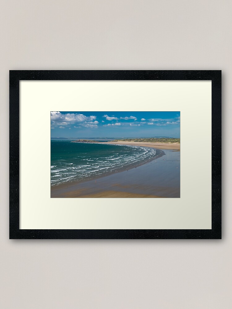 Alternate view of Rhossili Bay Framed Art Print