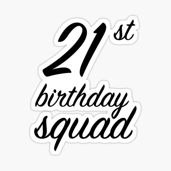 Download 50th Birthday Squad Sticker By Artsandtees Redbubble