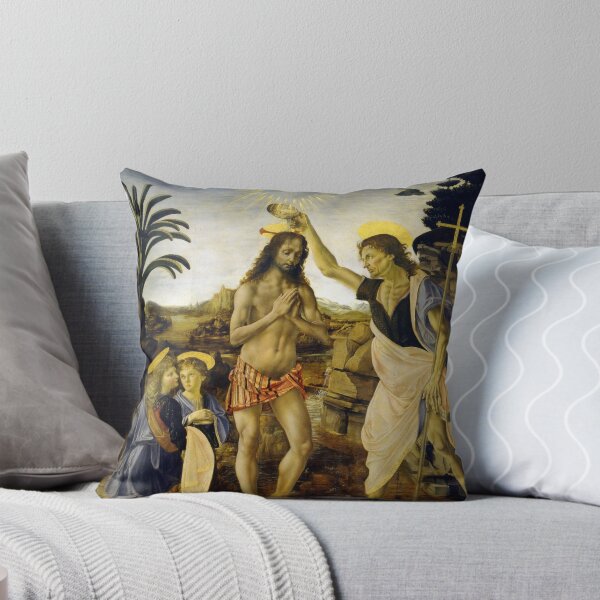 Item preview, Battesimo de Cristo - da Vinci - c1475 designed and sold by CrankyOldDude.