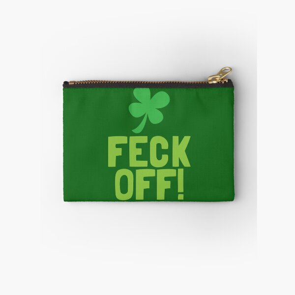 Item preview, FECK OFF (Irish swear words) with a shamrock designed and sold by jazzydevil.