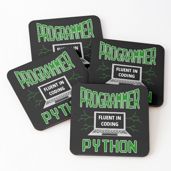 Item preview, Retro Programmer Design Fluent in Coding Python designed and sold by geeksta.