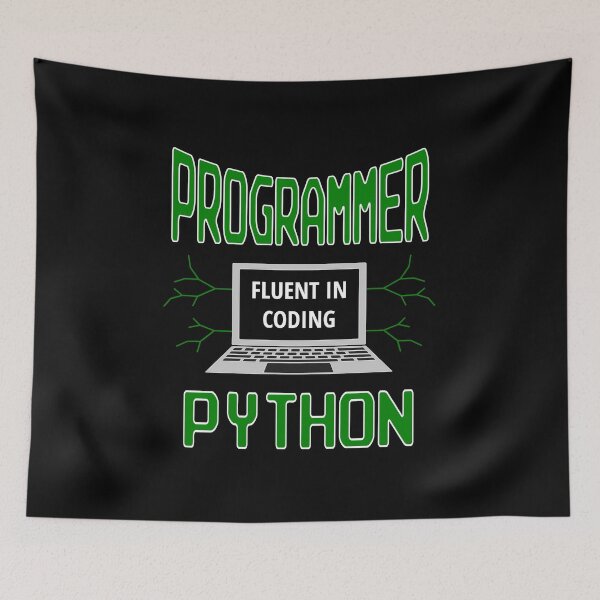 Item preview, Retro Programmer Design Fluent in Coding Python designed and sold by geeksta.