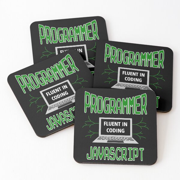 Item preview, Retro Programmer Design Fluent in Coding JavaScript designed and sold by geeksta.