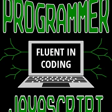 Artwork thumbnail, Retro Programmer Design Fluent in Coding JavaScript by geeksta