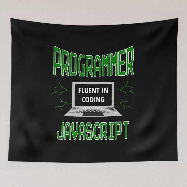 Item preview, Retro Programmer Design Fluent in Coding JavaScript designed and sold by geeksta.