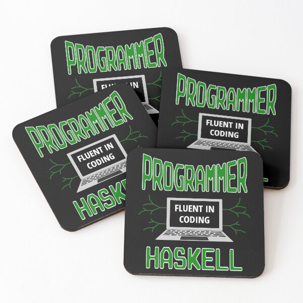 Item preview, Retro Programmer Design Fluent in Coding Haskell designed and sold by geeksta.