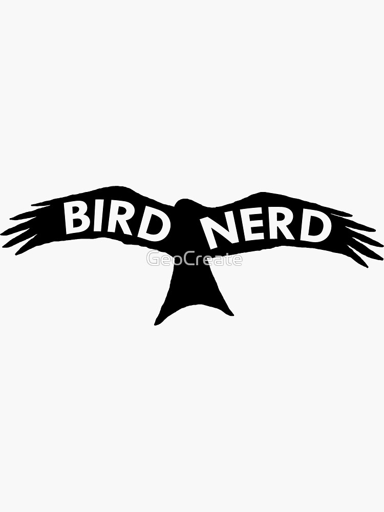 Thumbnail 3 of 3, Sticker, Bird Nerd - Kite designed and sold by GeoCreate.