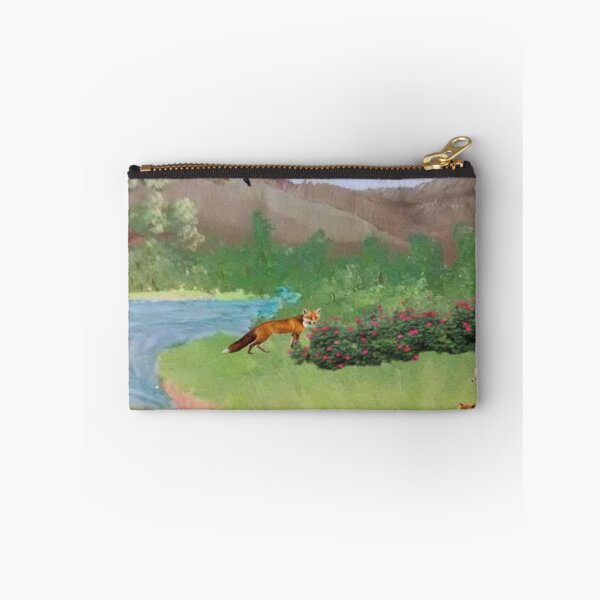 Item preview, fox near the water designed and sold by BellsPainting.