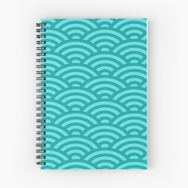 Item preview, Dark Teal and light teal abstract ocean waves  designed and sold by Isha Dibua.