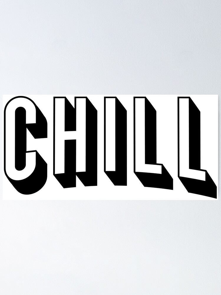 and chill shirt in netflix font