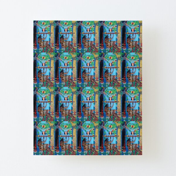 Lifting the Veil Canvas Mounted Print