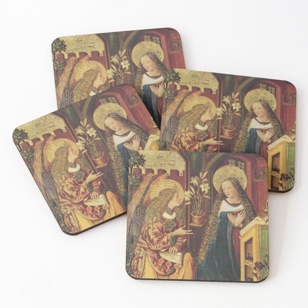 Item preview, Bayerischer Meister - The Annunciation - Circa 1500 designed and sold by CrankyOldDude.