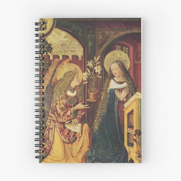 Item preview, Bayerischer Meister - The Annunciation - Circa 1500 designed and sold by CrankyOldDude.